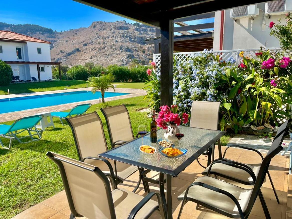 Posidonia Luxury Villas Kolympia Kolymbia Dış mekan fotoğraf