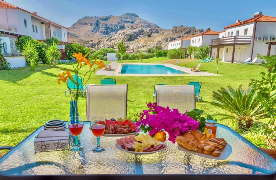 Posidonia Luxury Villas Kolympia Kolymbia Dış mekan fotoğraf